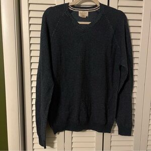 Weatherproof Blue Cotton Sweater Size Large